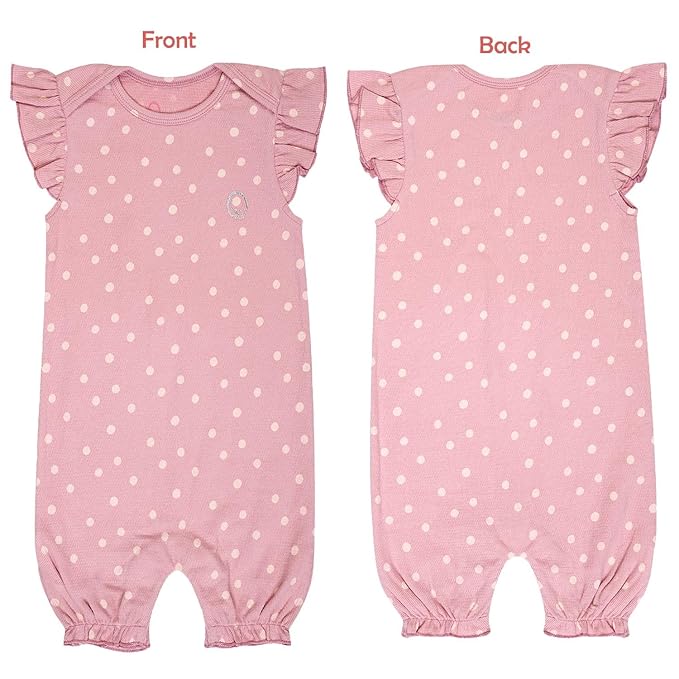 oye bubbly Baby Soft Cotton Rompers Body Sleepsuits Jumpsuit Night Suits for Infants Newborn Baby Boys & Girls (PACK OF 2)