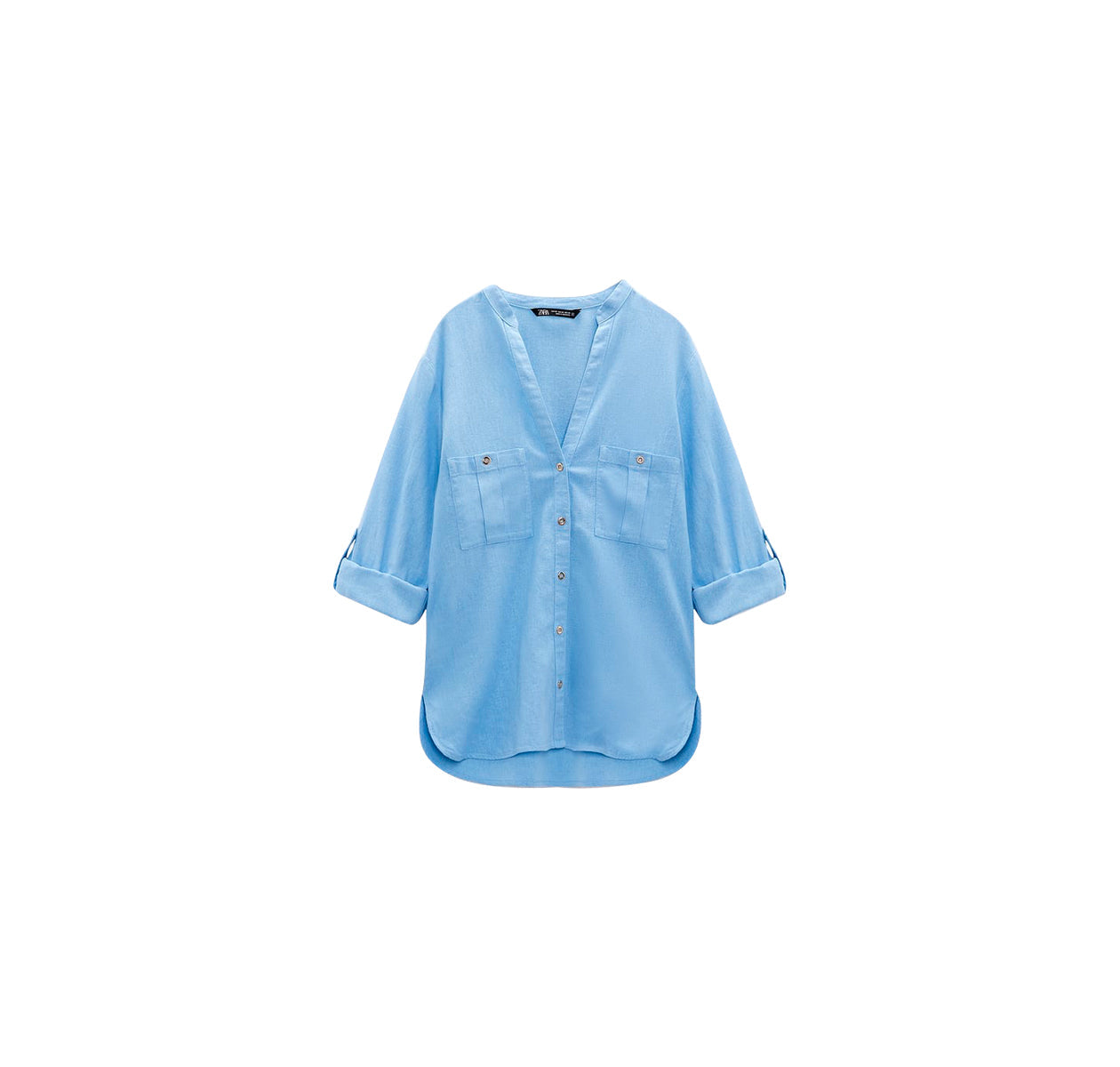 Cotton blend shirt